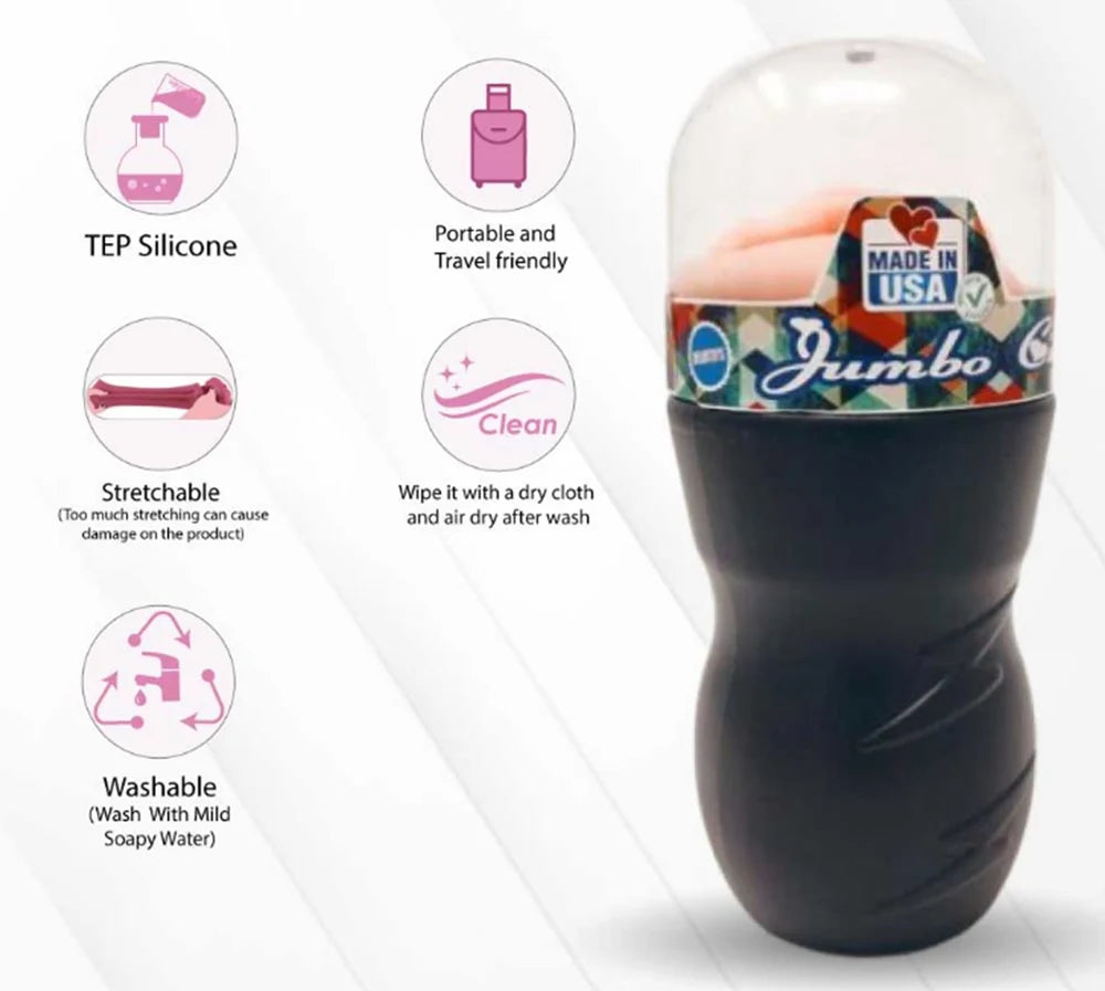 Jumbo TEP Silicone Stretchable Adult Wellness Sleeve – Washable, Reusable & Travel-Friendly